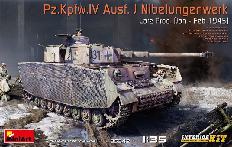 1:35 Pz.Kpfw.IV Ausf. J Nibelungenwerk Late Prod. (Jan – Feb 1945) INTERIOR KIT