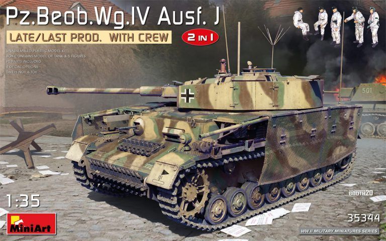 1:35 Pz.Beob.Wg.IV Ausf. J LATE/LAST PROD. 2 IN 1 W/CREW