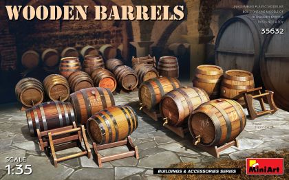 1:35 WOODEN BARRELS