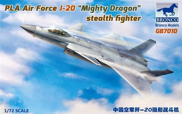 1:72 PLA Air Force J-20 Mighty Dragon Stealth Fighter