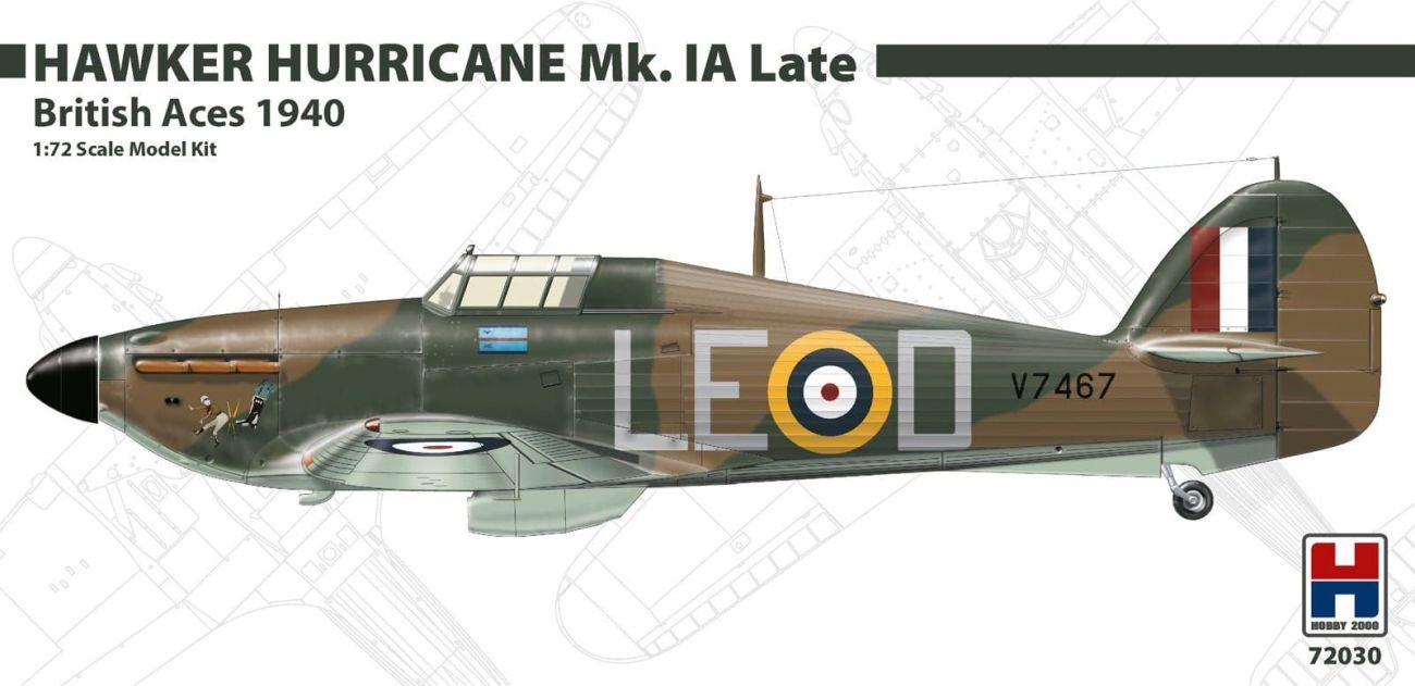 1:72 Hawker Hurricane Mk.Ia Late - British Aces 1940