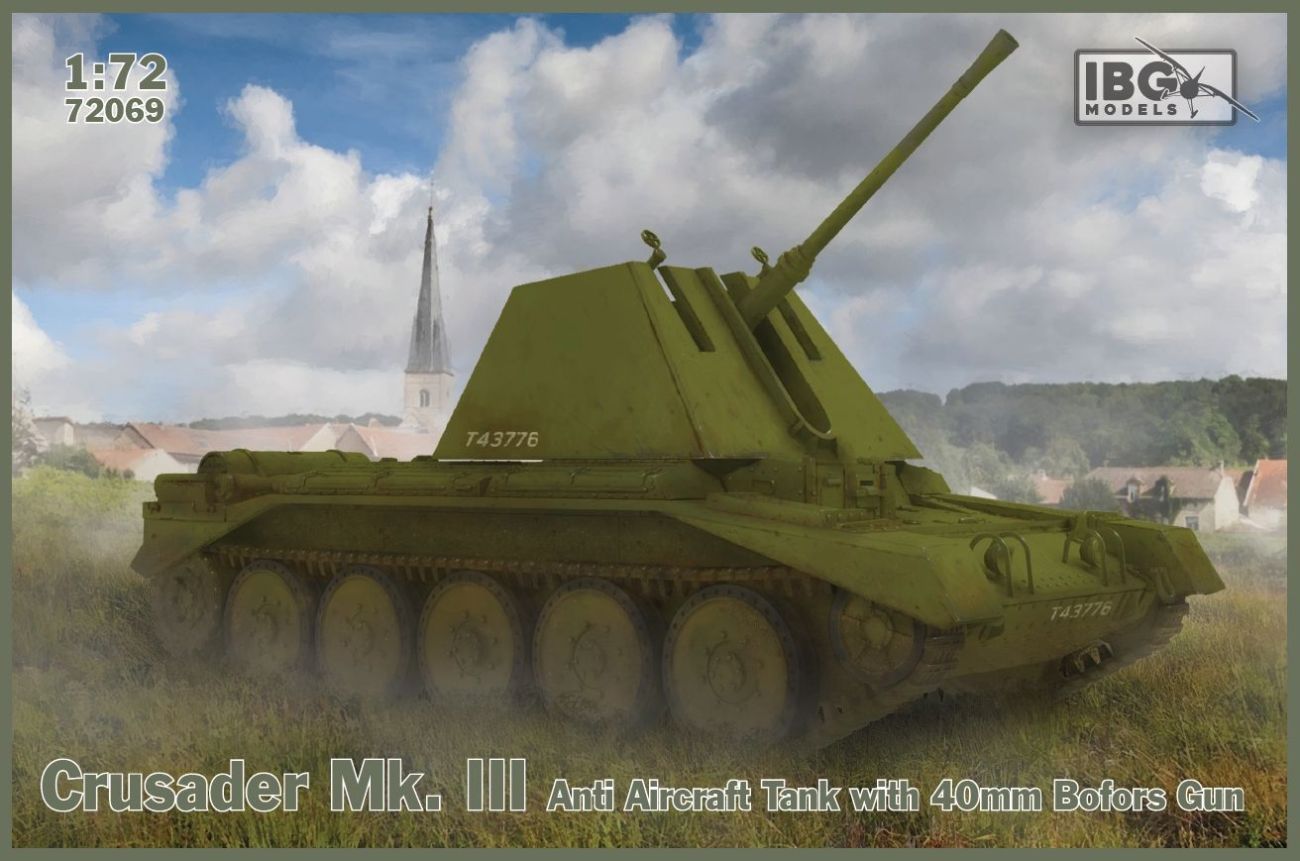 1:72 Crusader Mk.III Anti Aircraft Tank with Bofors 40mm Gun