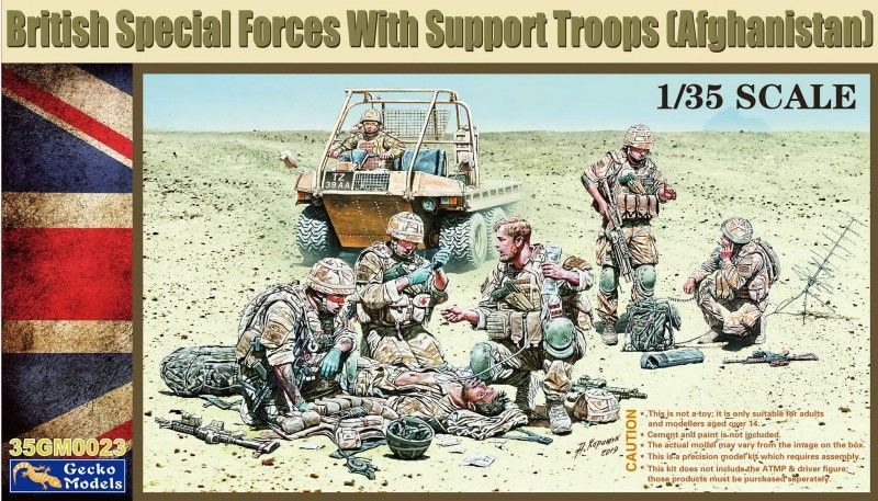 1:35 British Special Forces w/ Support Troops (Afgh.)