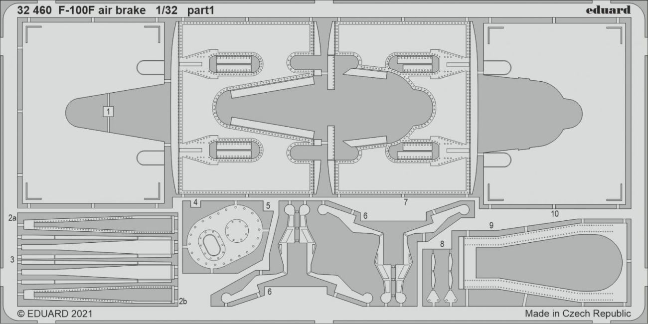 1:32 North-American F-100F Super Sabre air brake