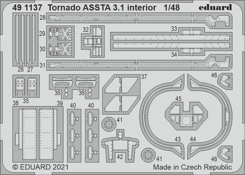 1:48 Panavia Tornado ASSTA 3.1 interior
