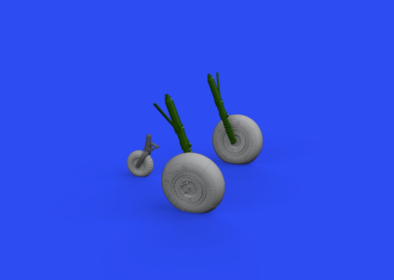 1:48 Messerschmitt Bf-110G-4 wheels