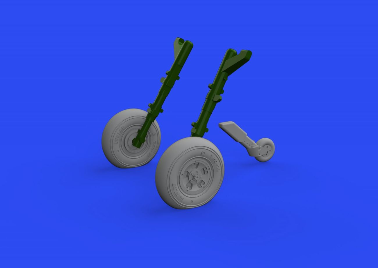 1:72 Supermarine Spifire Mk.Vc wheels