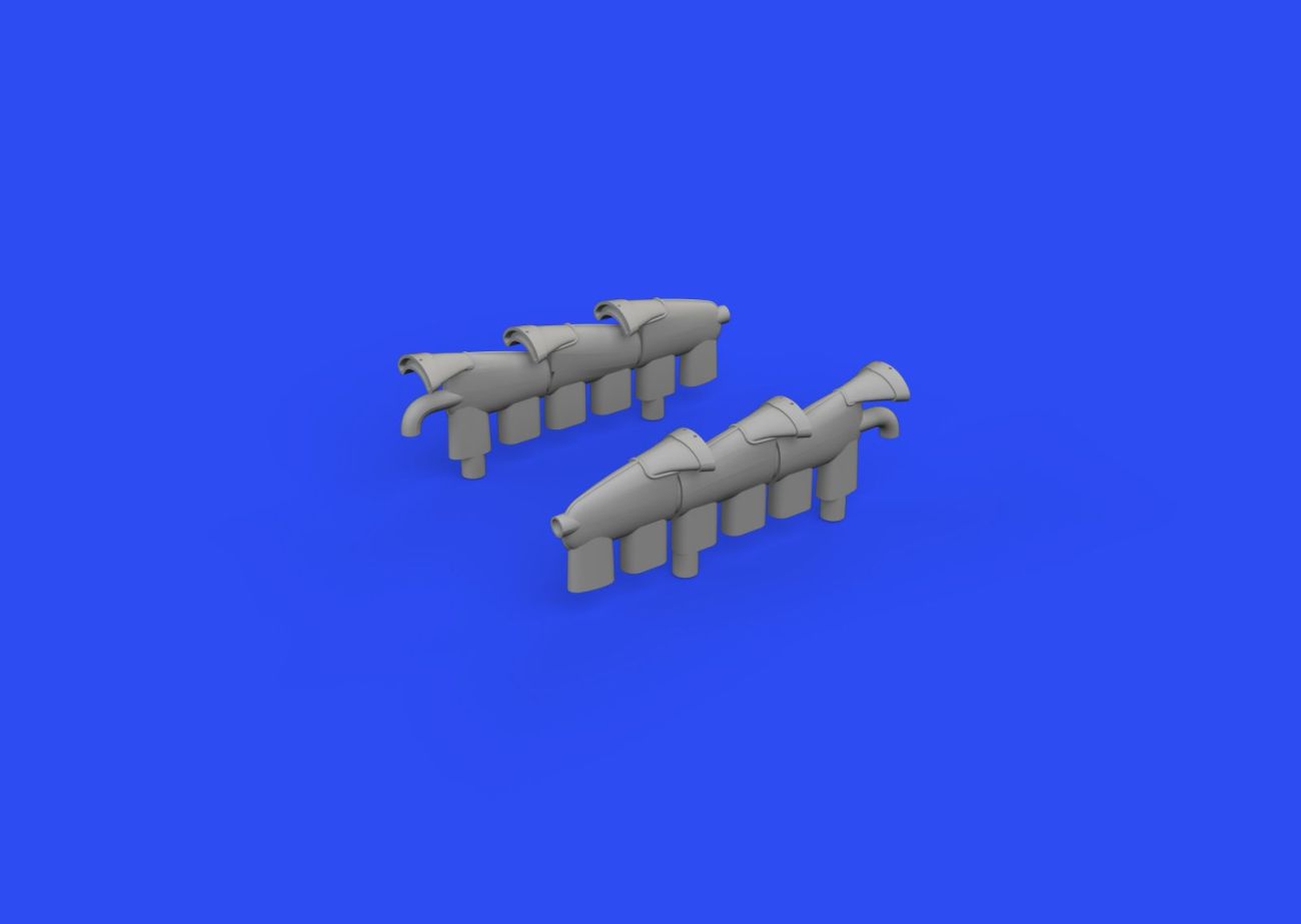 1:72 Supermarine Spifire Mk.Vc exhaust stacks