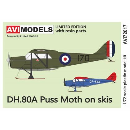 1:72 DH.80A PUSS MOTH ON THE SKIS