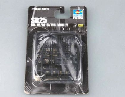 1:35 American machine gun AR-15/M16/M4 FAMILY SR 25