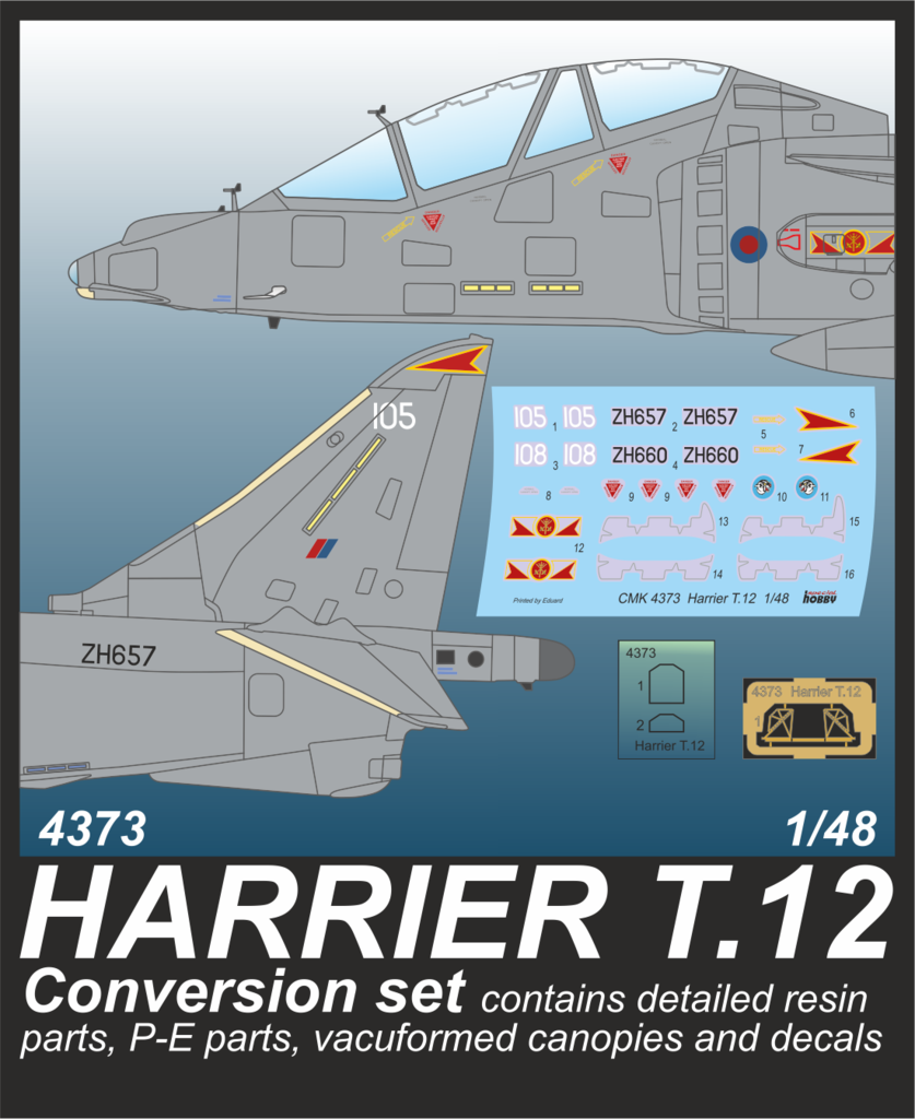 1:48 Harrier T.Mk.12 Conversion set