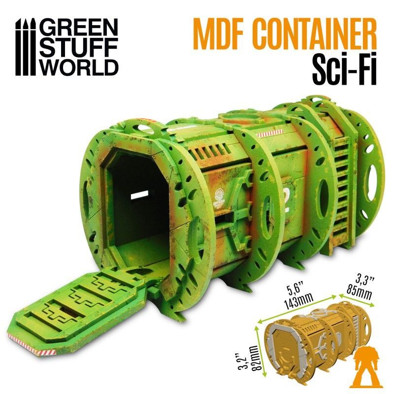 1:48, 1:35 SciFi Container Pod