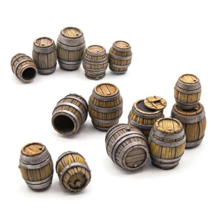 1:48 Wooden Barrels