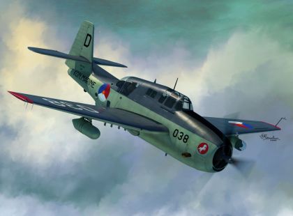 1:72  TBM-3S2 Avenger(5 markings RCN,France,Holland,Japan,USN)