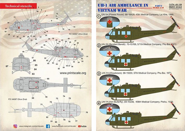 1:48 Bell UH-1 Air Ambulance in Vietnam War Part 2