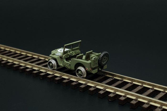 1:120 (TT) Railway Jeep (2pcs)