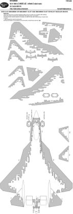 1:48 Su-57 DIGITAL CAMOUFLAGE - scheme 2 kabuki masks