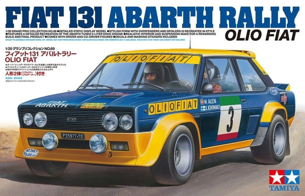 1:20 Fiat 131 Abarth Rally Olio Fiat