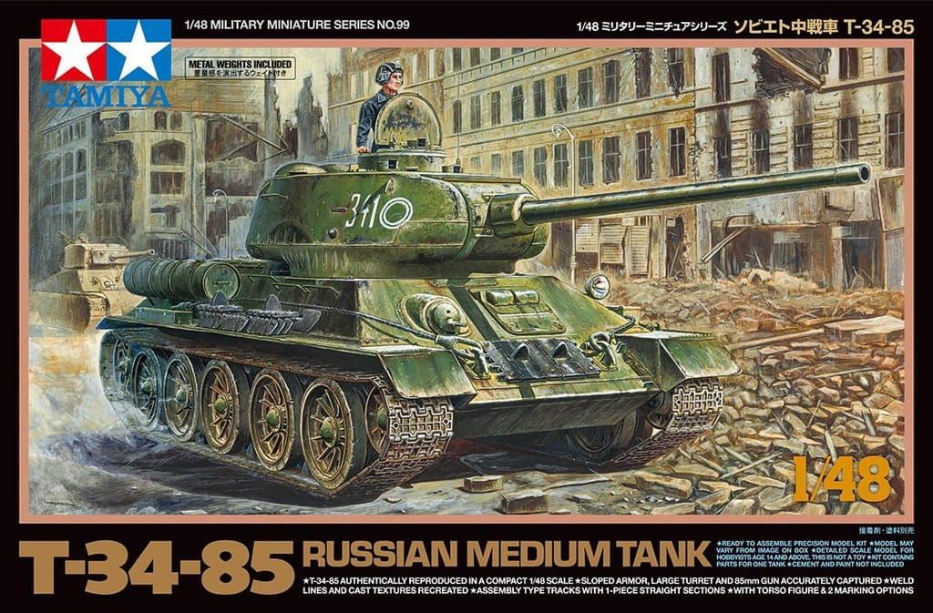 1:48 Russian Medium Tank T-34-85