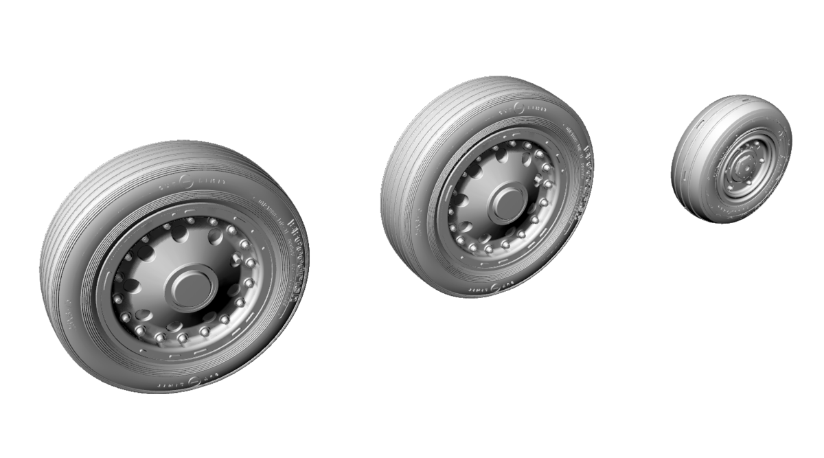 1:48 F-104C Wheels
