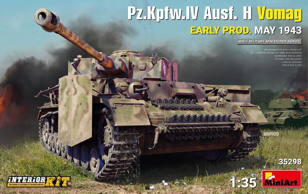 1:35 Pz.Kpfw.IV Ausf. H Vomag. EARLY PROD. MAY 1943. INTERIOR KIT