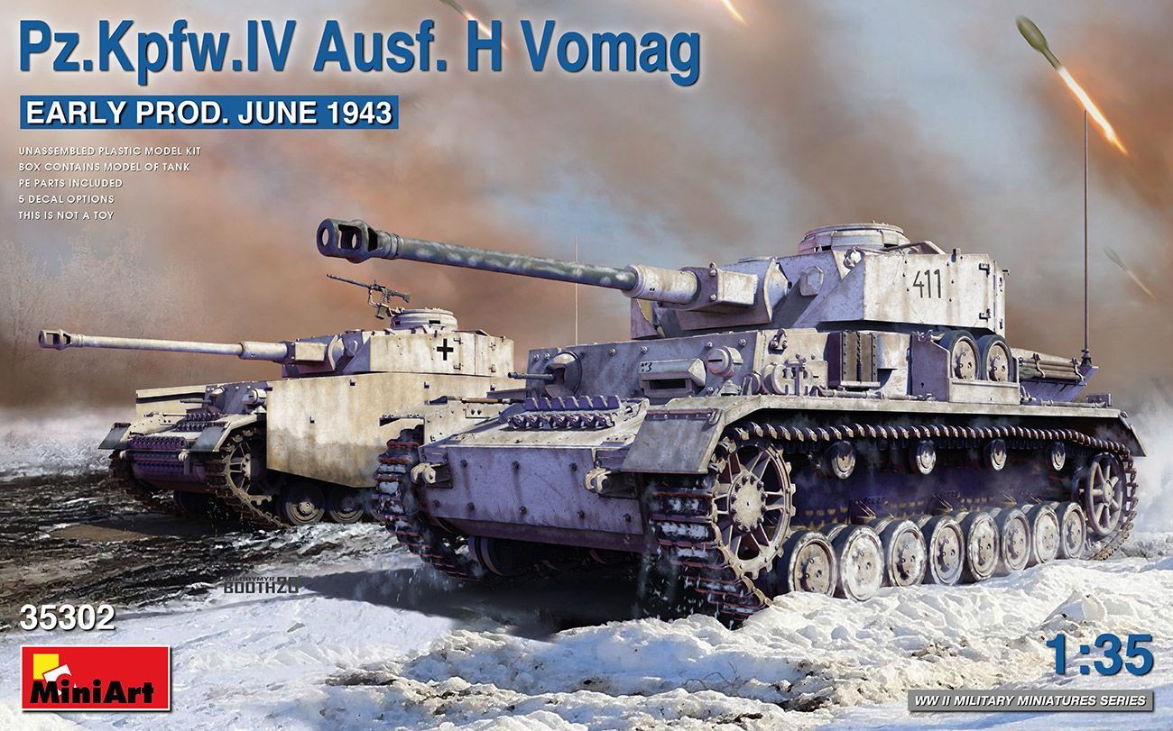 1:35 Pz.Kpfw.IV Ausf. H Vomag. EARLY PROD. JUNE 1943