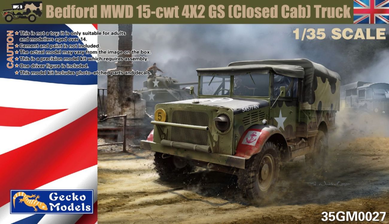 1:35 Bedford MWD 15-cwt 4x2 GS (closed cab) Truck