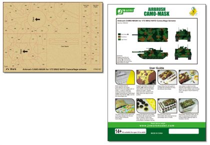 1:72 M1A2 NATO Camouflage Scheme