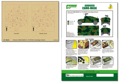 1:72 M1025 Camouflage Scheme