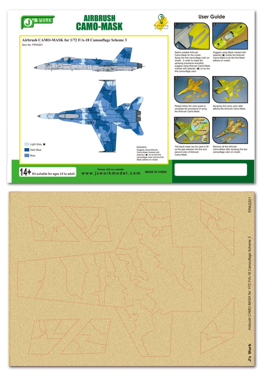 1:72 F/A-18 Camouflage Scheme 3
