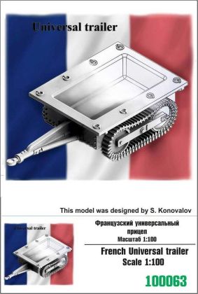 1:100 French uniwersal trailer