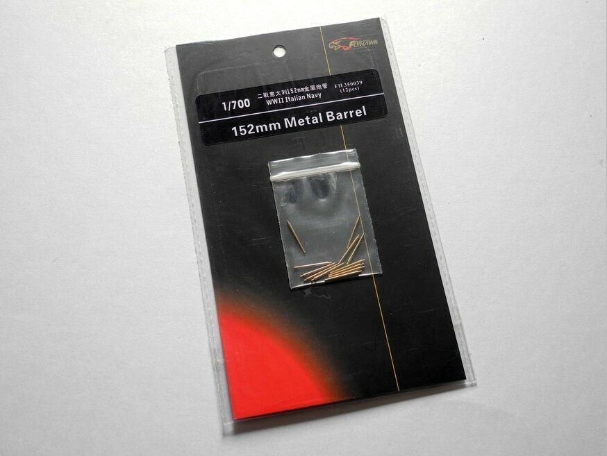 1:350 WWII Italian Navy 152mm Metal Barrel (12pcs)