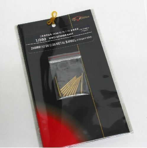 1:350 WWII German 280mm/52 SK C/28 Metal Barrel for Graf Spee