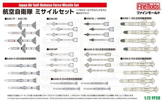 1:72 JASDF F-4EJ ordnance set