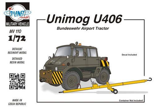 1:72 Unimog U406 DoKa Military Airport Tug + AERO Rx Towbar