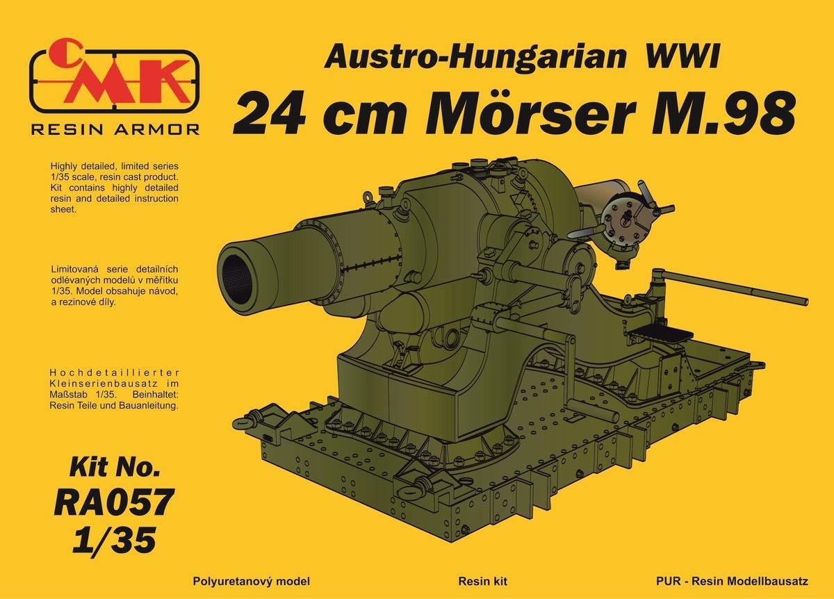 1:35 Austro-Hungarian WWI 24 cm Mörser M.98