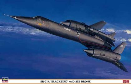 1:72 SR-71A BLACKBIRD w/D-21B DRONE
