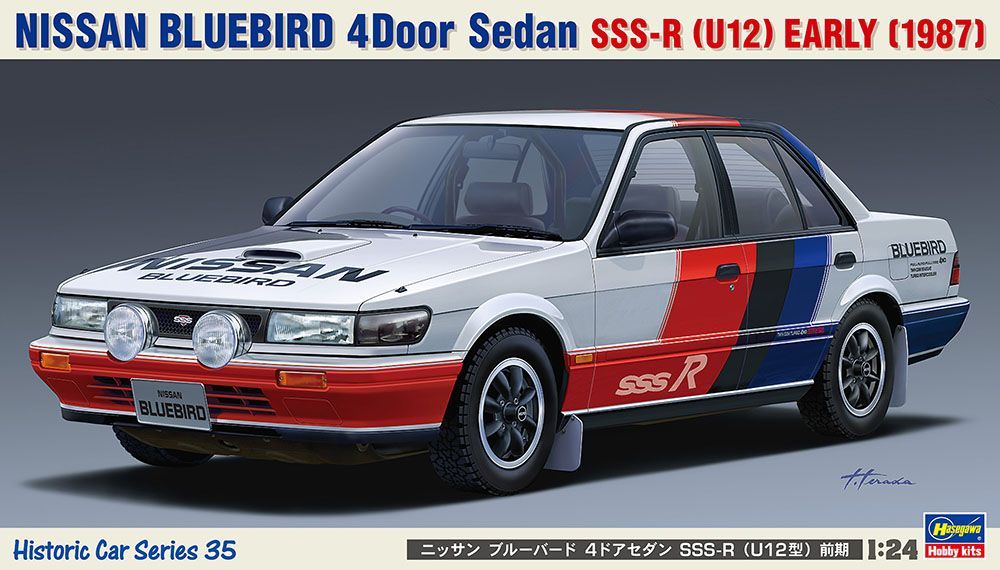 1:24 Nissan Bluebird 4Door Sedan SSS-R (U12) Early (1987)