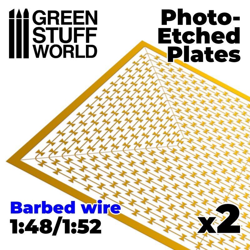 1:48/1:52 Photo-etched Plates - Barbed Wire