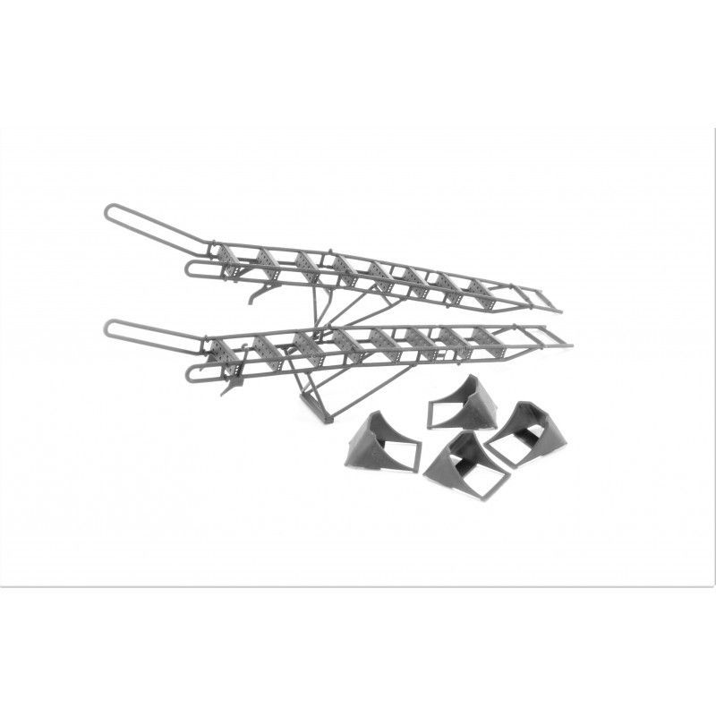 1:48 SU-27 EARLY LADD+ CHOCKS + SERVICE LADDER