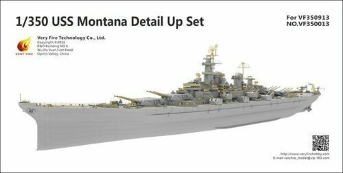 1:350 USS Montana (For Very Fire VF350913)