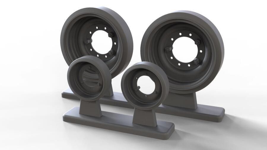 1:35 SPARE WHEELS WITH ANCHOR POINTS FOR M88