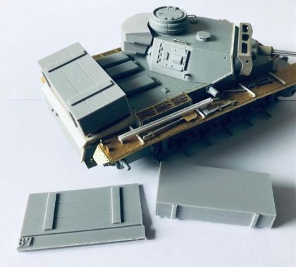 1:35 WOODEN BOX FOR PZ. KPFW III L-N, TYPE 1, WITH WOOD TEXTURE