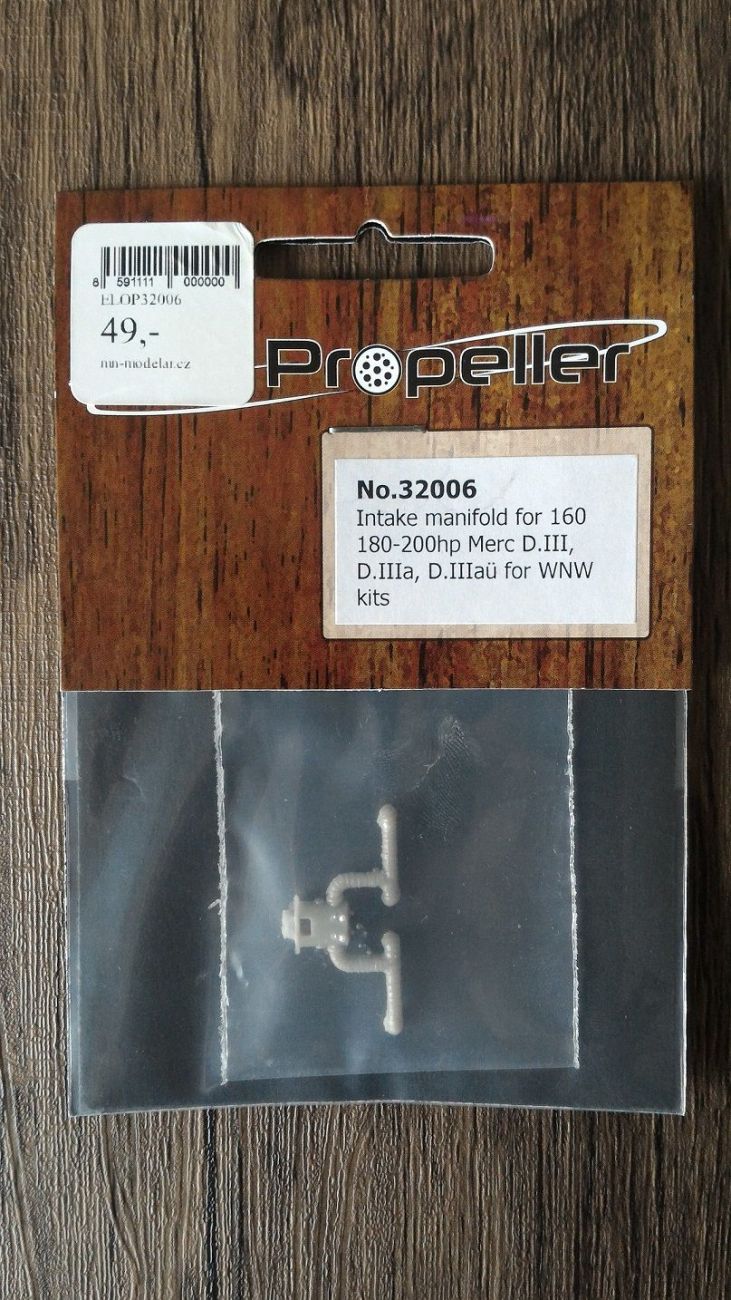 1:32 Intake manifold for 160 180-200hp Merc D.III, D.IIIa, DIIIaü for WNW kits