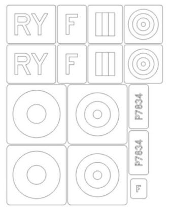 1:48 Spitfire Mk.II F.Fajtl (pro Eduard 11146 kamo J)