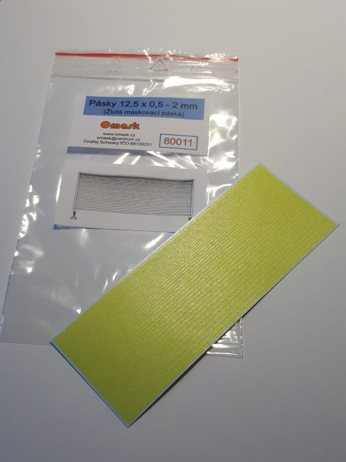 Masky pásků 12 x 0,5 - 2 mm (kabuki)