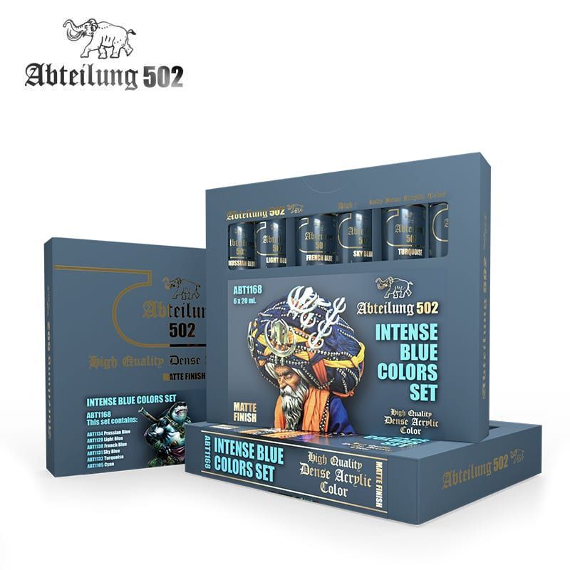 INTENSE BLUE COLORS SET