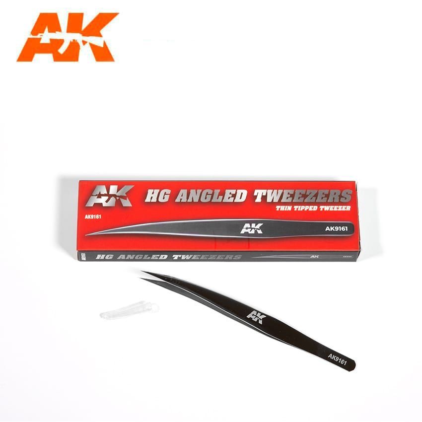 HG ANGLED TWEEZERS 01 THIN TIPPED