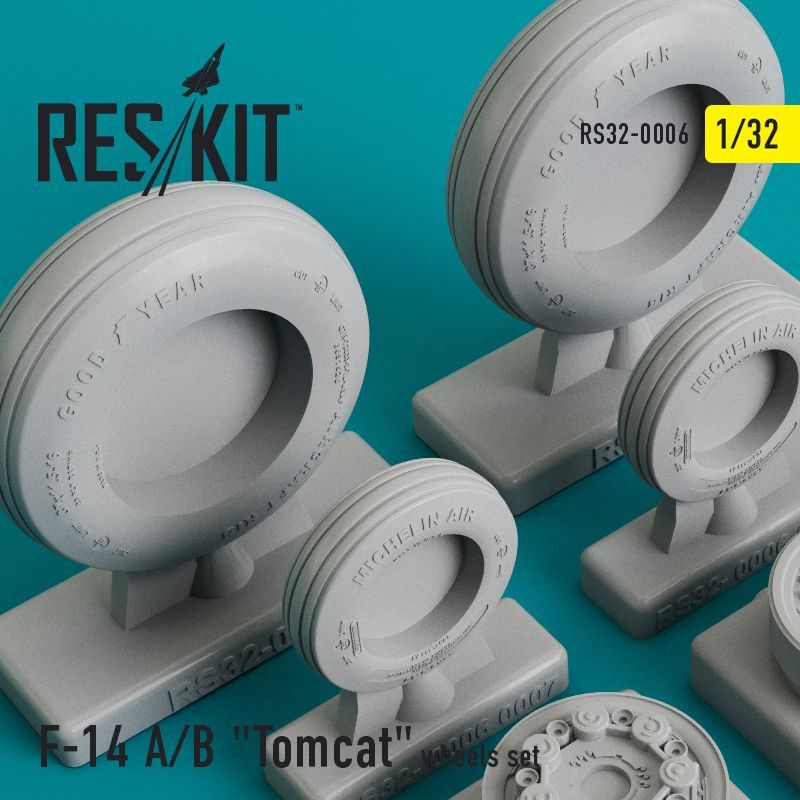 1:32 Grumman F-14A/F-14B 'Tomcat' wheels set
