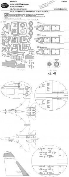 1:48 Su-30MK ADVANCED kabuki masks